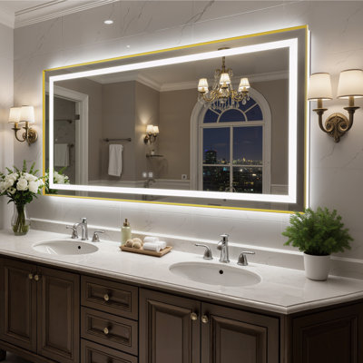 Miroir de salle de bain à DEL pour salle de bain