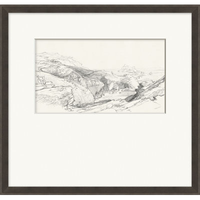 Sketchbook Landscape Memories 2 - Single Picture Frame Print