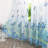 2Pcs Curtain Butterfly Lavender Screen Gauze curtain Bedroom Punching