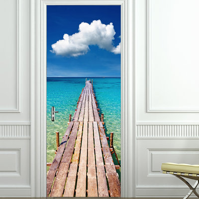 Nautical & Beach Door Decal