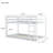 Low Twin Bunk Bed With Ladder & Guardrails, Solid Rubber Wood-1896286807