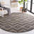 Furman Kilim Geometric Hand-Loomed Natural/Charcoal Area Rug-356568250