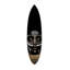 Queenly Reign of Gold I Decorative Acrylic Surfboard by Oliver Gal