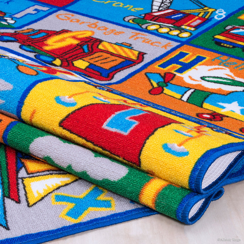 Rectangle Handmade Nylon Rug, Rectangle 7'3" x 10'2"