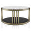 Table basse à tablettes ouvertes Mariah