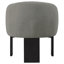 Fauteuil d'appoint rembourré brun Maciel
