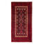 Tapis bleu marine en laine noué à la main de conception unique 3 pi 3 po x 6 pi 3 po nouvel âge Warrenton