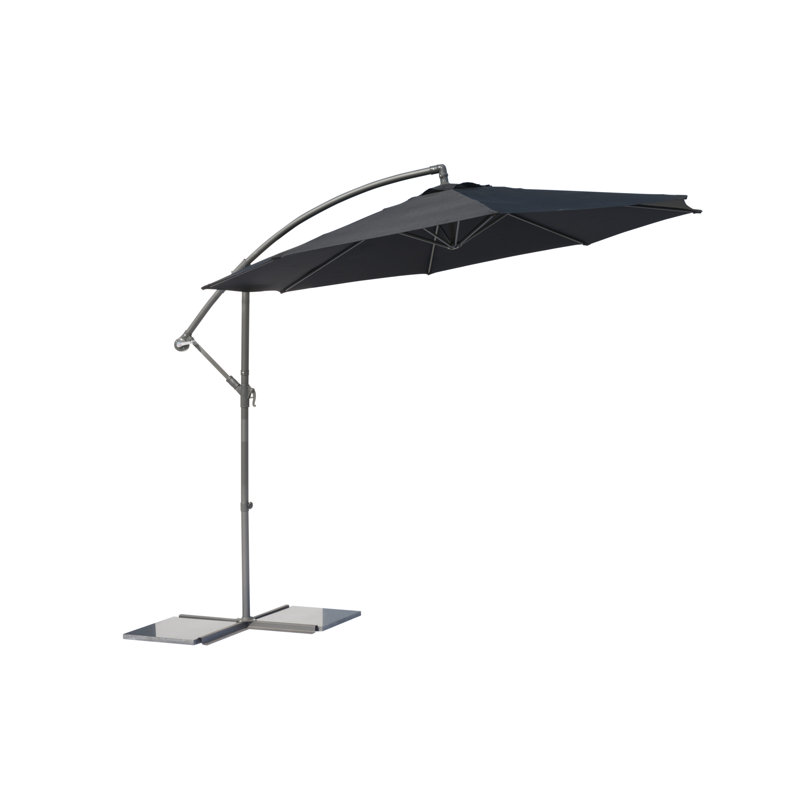 Zev 300cm Cantilever Parasol, Black