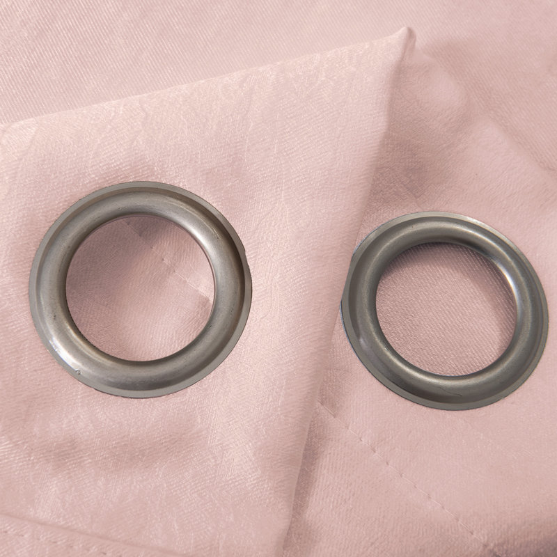 Panneau de rideau simple occultant et isolant avec œillets de couleur unie, L 52 po x L 84 po, Rougir