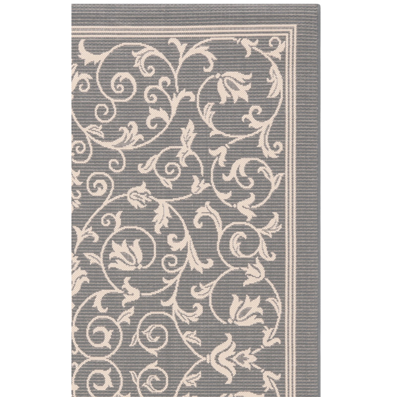 Tapis d'intérieur / extérieur à motif floral Galena Performance, Rectangle 2 pi 7 po x 5 pi