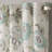 Quickep Polyester / Cotton Light-Filtering Jacobean Print Curtain Panel with Grommet Top-769361947-769361926
