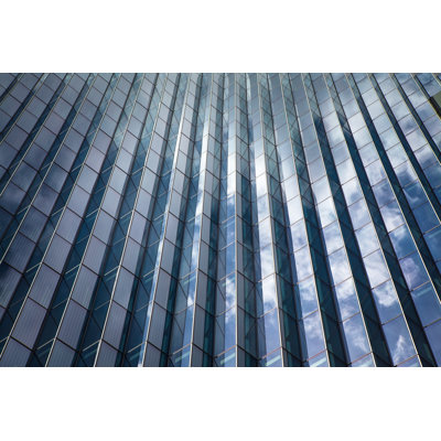 Reflective Courthouse Building by Gary Kavanagh - Wrapped Canvas Print