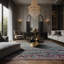 Tapis gris soyeux et moelleux-100906967