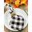 Checkered Square Napkin-567675417