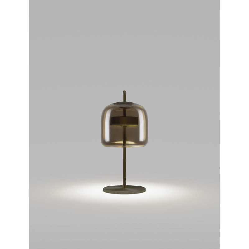 Jube Table Lamp S Smoky Transparent Matt Black 2 L3416 Ul, Burned Earth Transparent, Matte Black
