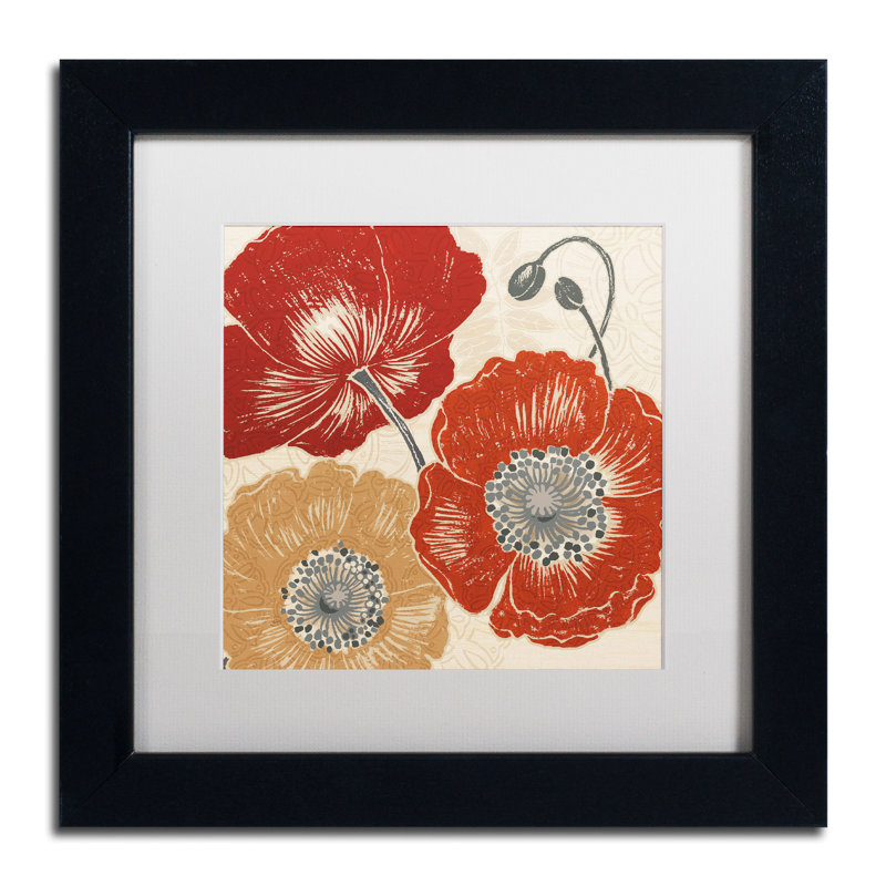 Ii par daphné brissonnet,, reproduction d’art encadrée Trosclair, H 11 po x l 11 po, Blanc