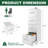 4 Drawer File Cabinet With Lock Metal Vertical File Cabinet Office Home, A4 Legal/Letter Size Narrow File Cabinet Locked,Assembly Required-123994484