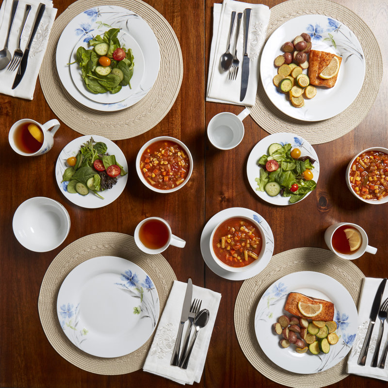 Tabletops Gallery 16 piece Dinnerware Set Wildflower