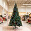 Arbre de Noël artificiel 9 pi avec lumières DEL dynamiques RVB, télécommande et minuterie quotidienne intégrée, branches articulées pour un assemblage facile des Fêtes