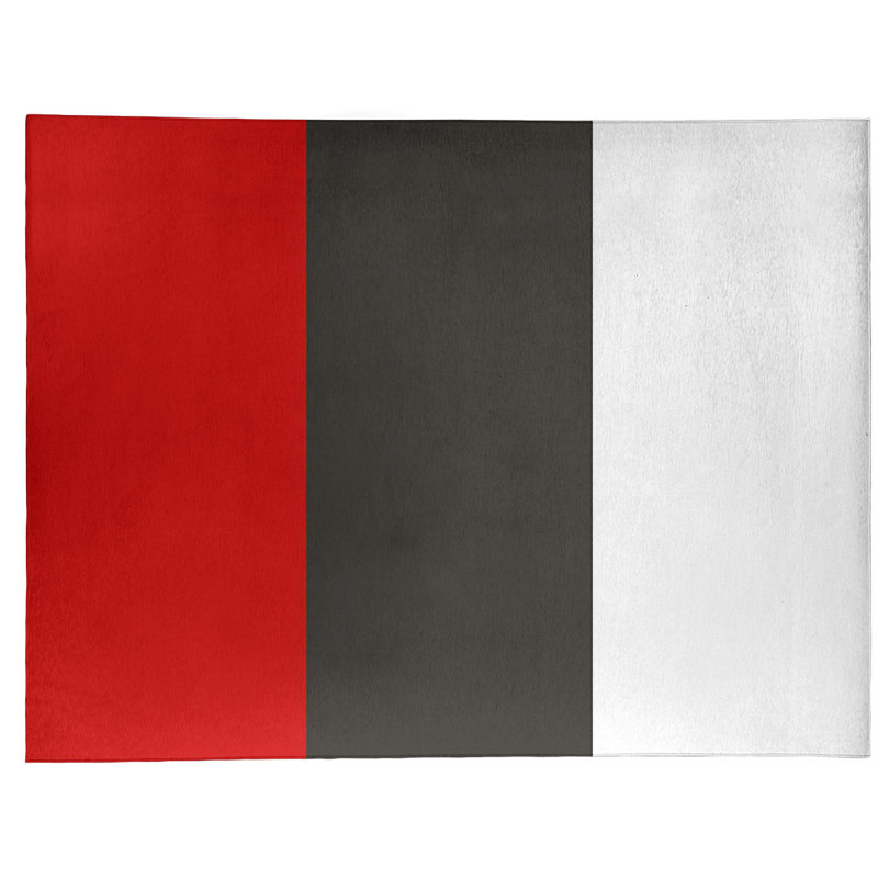 Tapis en poly à rayures de football tampa bay, Rectangle 5 pi x 7 pi