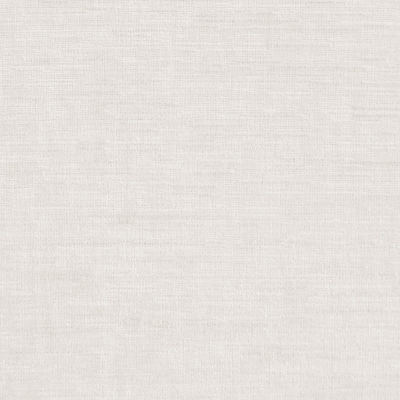 Chaise rembourrée Duvina, Tissu chenille crème