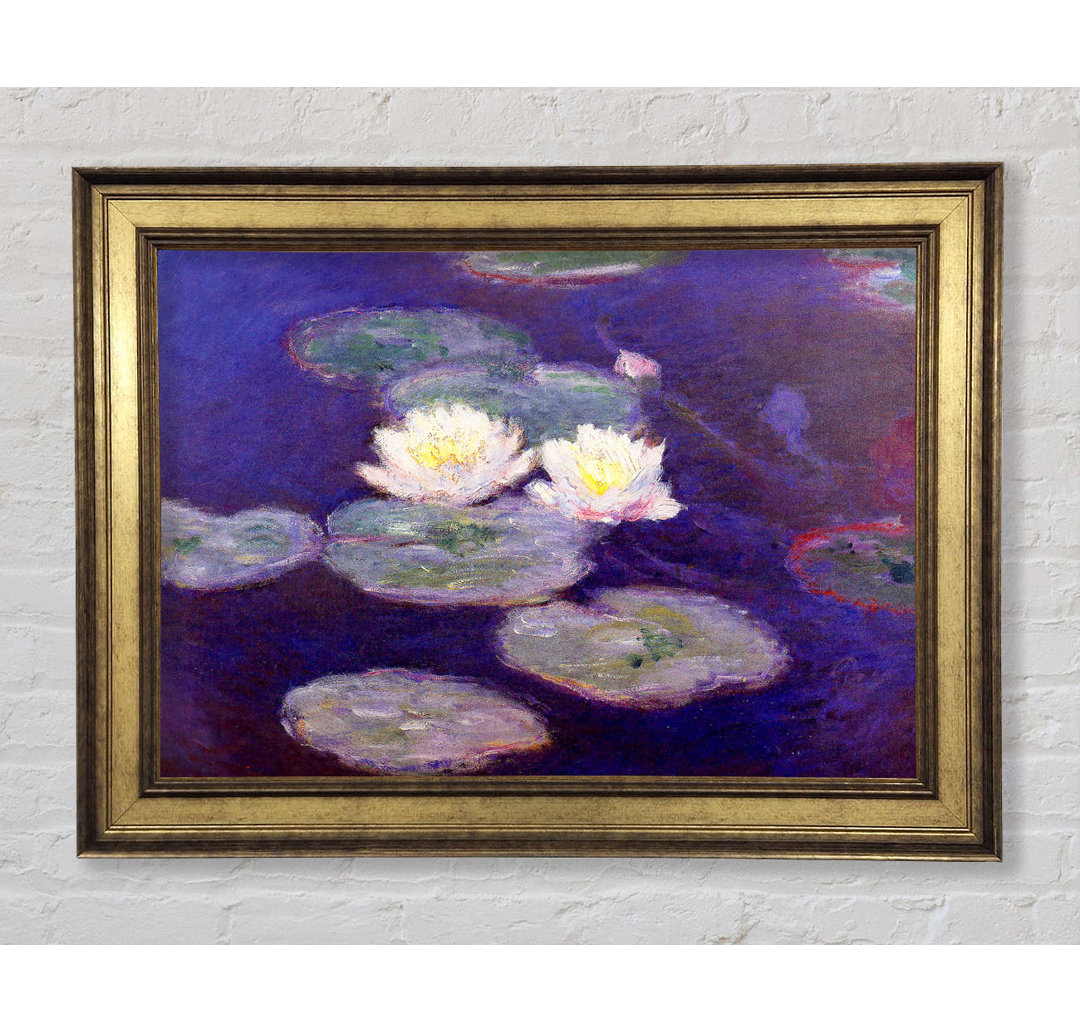 Monet Seerose - Einzelner Bilderrahmen Kunstdrucke