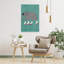 Cool Elephant Skater Modern Playful Whimsical Elephant Wall Art Print by Sarah Manovski - Wrapped Canvas Print-522276120