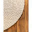 Tapis beige rectangulaire en laine tissé à la machine Sondra-1088983526