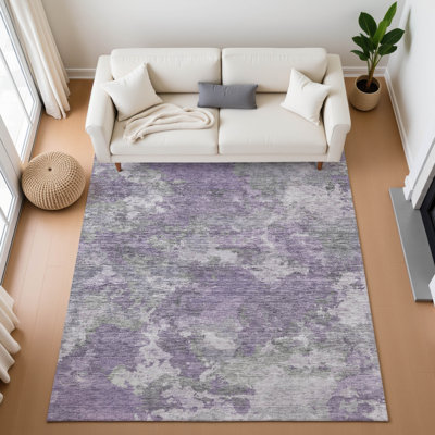 Tapis abstrait lavable à la machine Premium Mouton