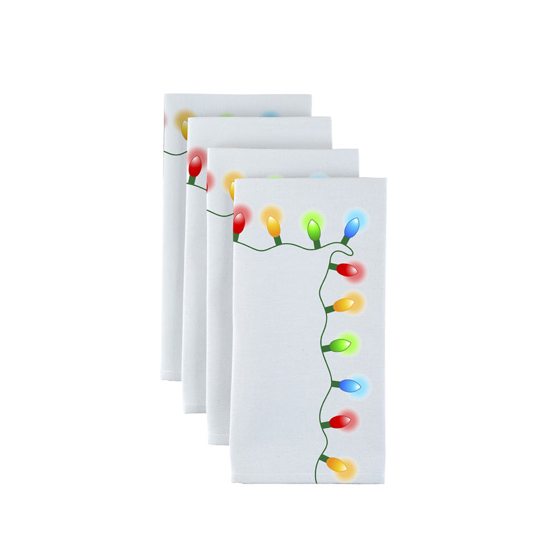 Polyester Abstract Square Napkin
