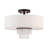 Claudelle Fabric Semi Flush Mount-1326852753