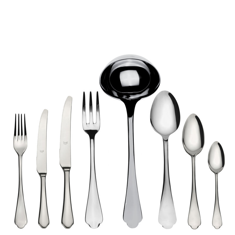 Ensemble de couverts Dolce Vita - 39 pièces - Acier inoxydable, Argent argent