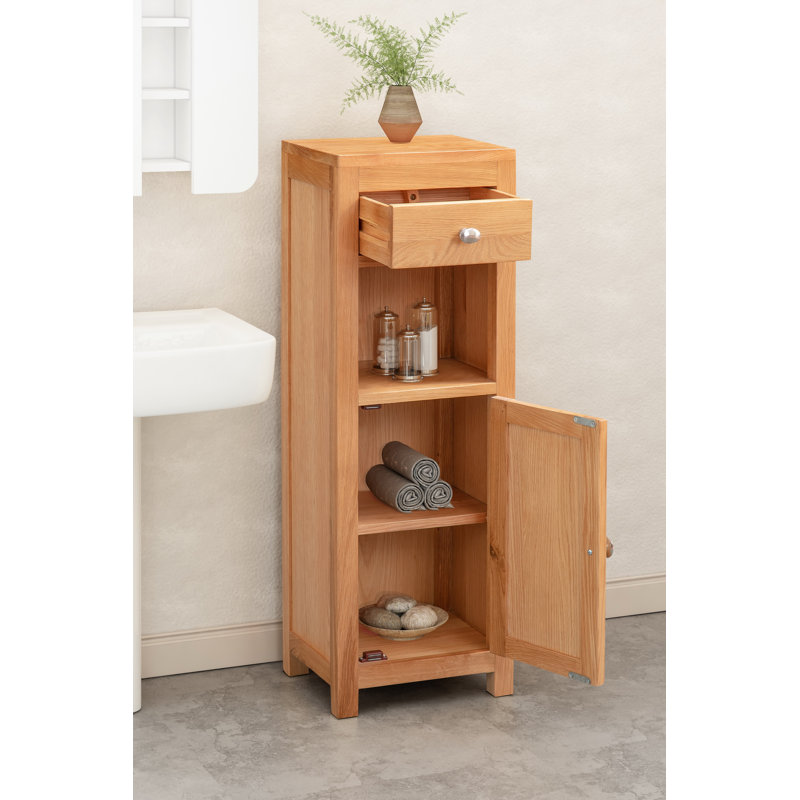 Hatcher Solid Wood Bathroom Cabinet