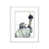 White Framed Paper selected
