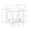Table de bout avec tablette Auxter-664847716