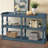 Console Table With 3-Tier Open Storage Spaces And Roman Column Effect Support Legs,Narrow Sofa Entry Table For Living Room, Entryway And Hallway-114230324
