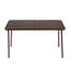 7 pièces de patio: Extérieur élégant avec chaises en plastique et table en acier, surface 3D, entretien facile: housses imperméables, table basse renforcée-1757925811