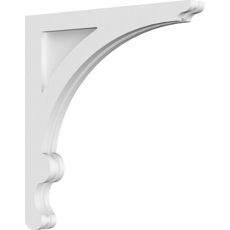 Corbeau en PVC Legacy de qualité architecturale, H 20 po x P 20 po x l 1,875 po