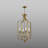 4-Light Dimmable Metal Lantern Empire Chandelier-401784792-401784773