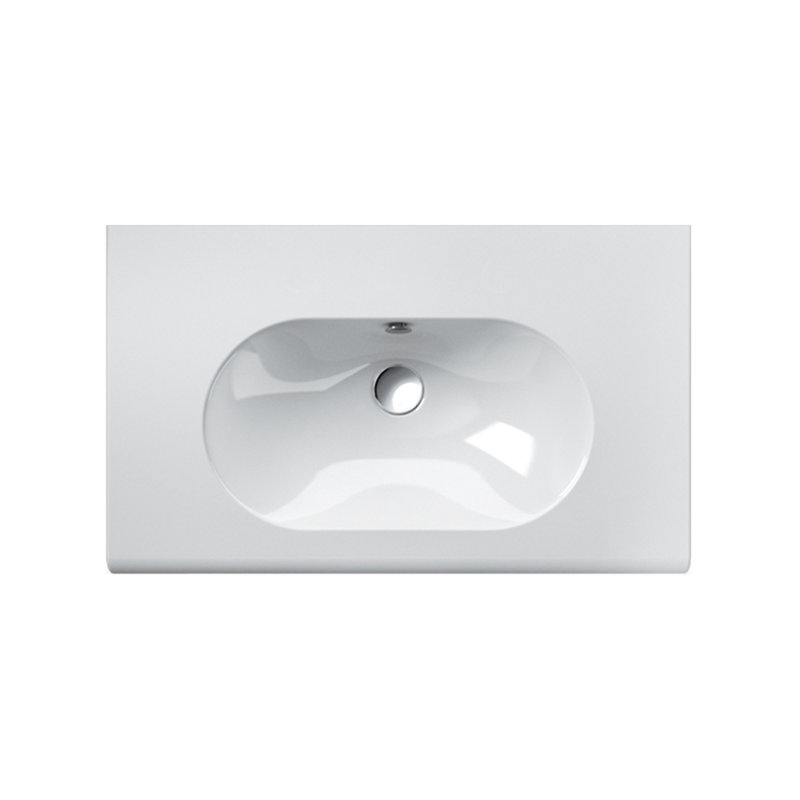 Sfera 31.5'' L Bathroom Sink, 0-Hole