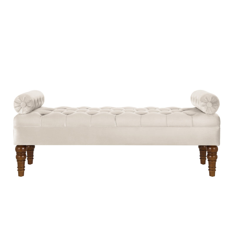Banc rembourré 51,48 po, Champagne