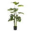Plante artificielle verte Monstera vert avec pot en plastique noir