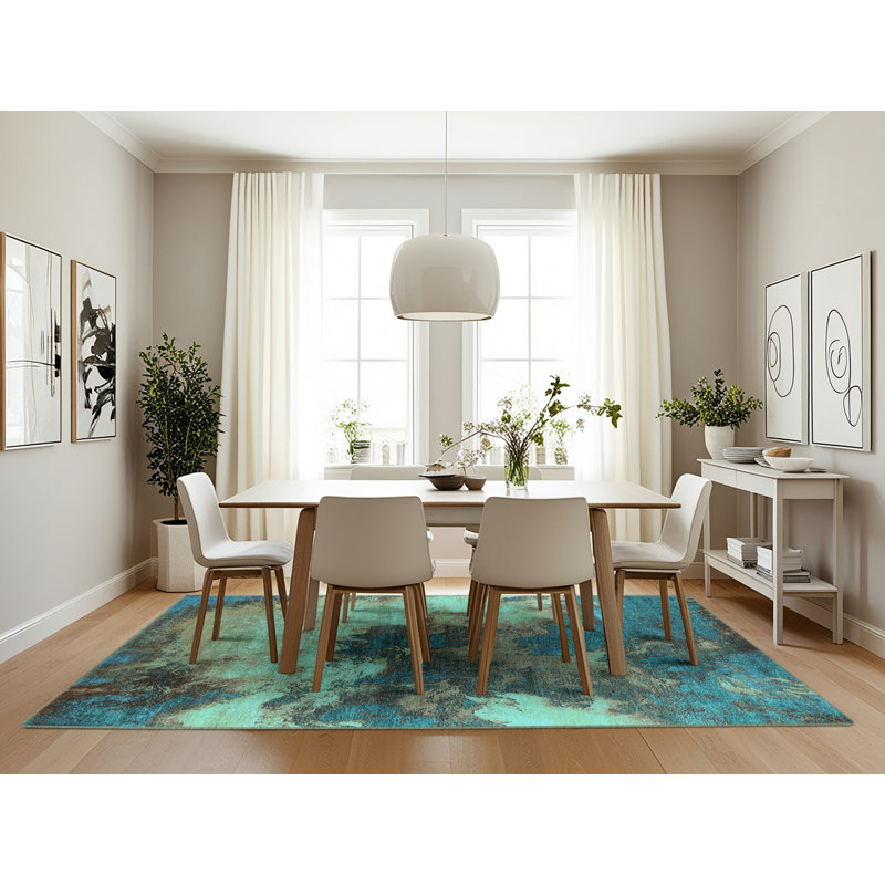 Tapis bleu, Rectangle 7 pi x 10 pi