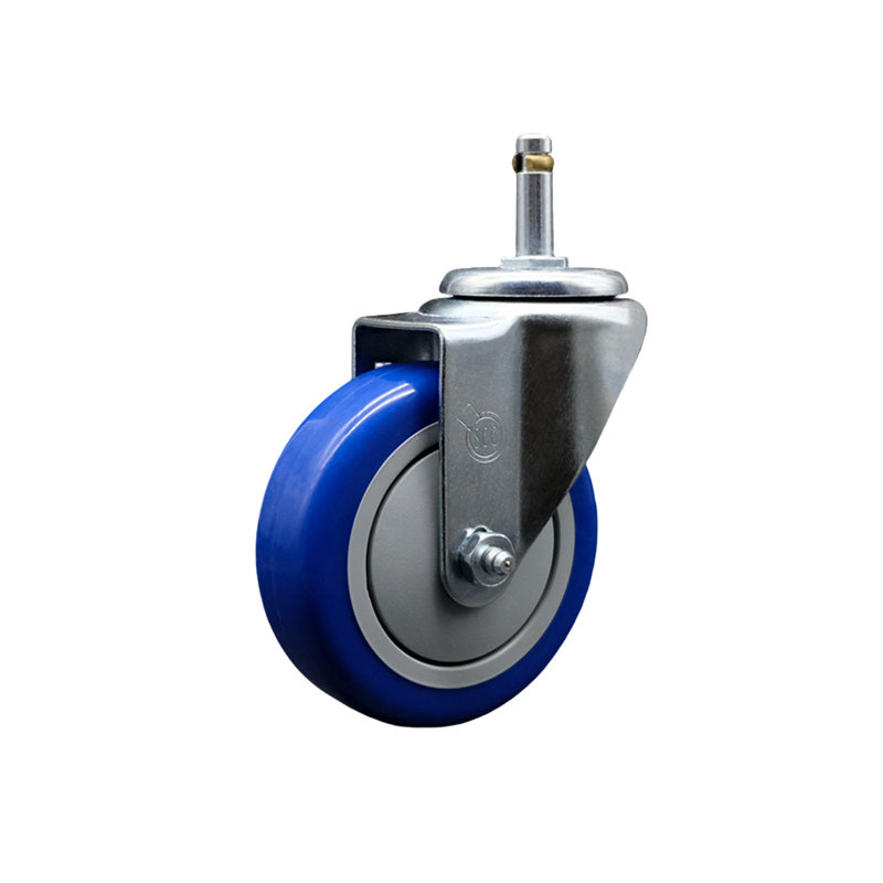 Grip Ring Stem Caster, Blue