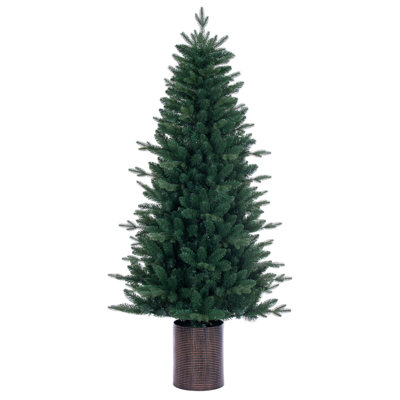 Potted Spruce  Artificial Christmas Tree