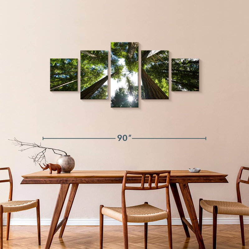 Low Angle Cedar Trees, 36" H x 80" W