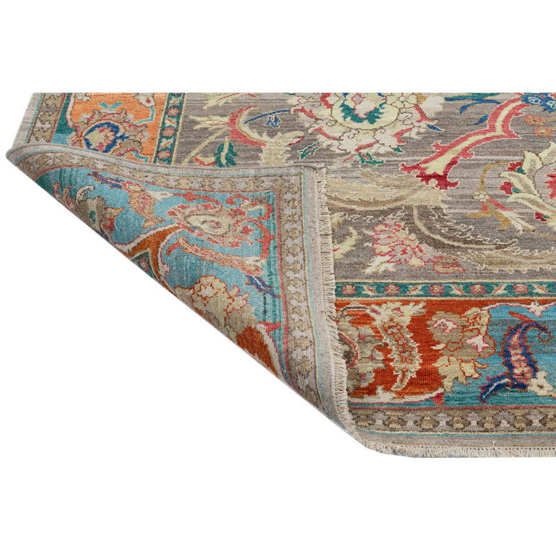 Hand Woven Wool Oriental Area Rug, Rectangle 10' x 14'