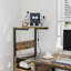 Bureau d'ordinateur avec prise de courant et tablettes de rangement, table d'écriture avec ports USB, station de travail pour bureau personnel-701604311
