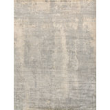 Koda Handmade Synthetic Silver/Blue/Brown Area Rug