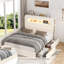 Ensemble de chambre à coucher rembourrée avec rangement 3 pièces-685321955-685321954